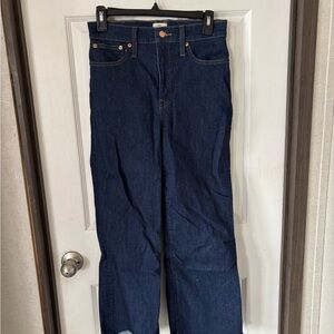 J. Crew Dark Indigo Straight-Leg Jeans
